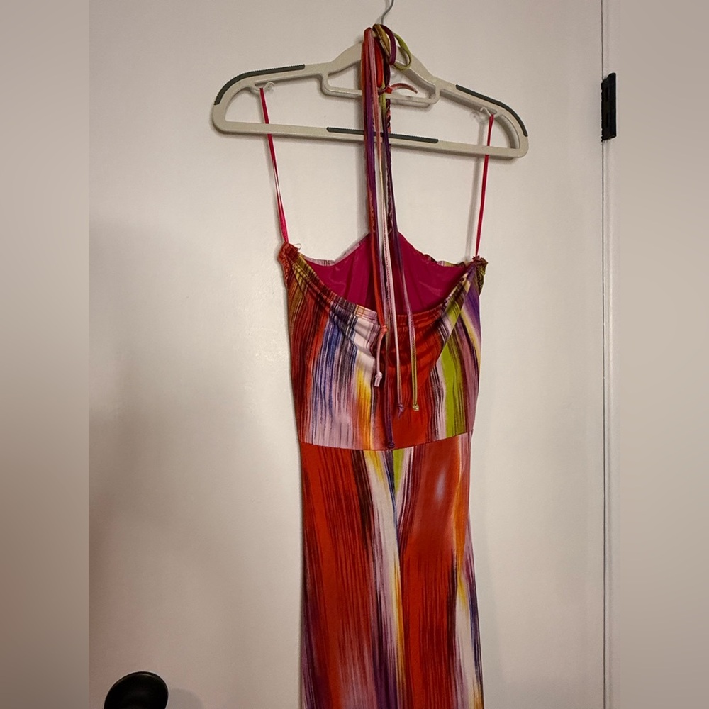 Cynthia Rowley multicolored braided‎ maxi dress - Picture 6 of 8